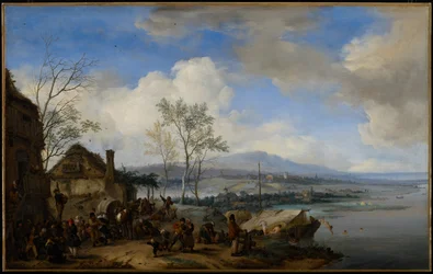 Vrolijke en Rumoerige Boeren in een Herberg, 1653